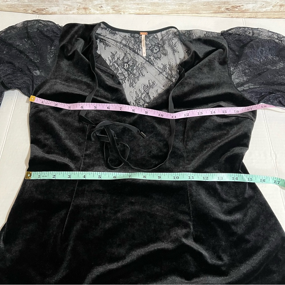 Free People Black Long Sleeve Dress - Picture 10 of 10